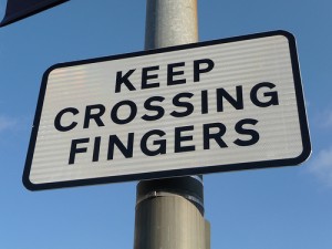 Crossing Fingers Sign
