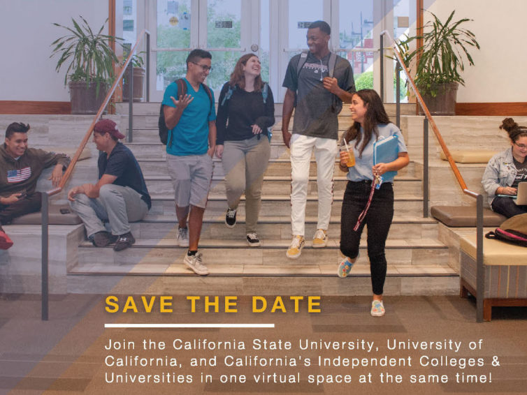Virtual California College Fairs for High School and Community College Students, Oct. 2021