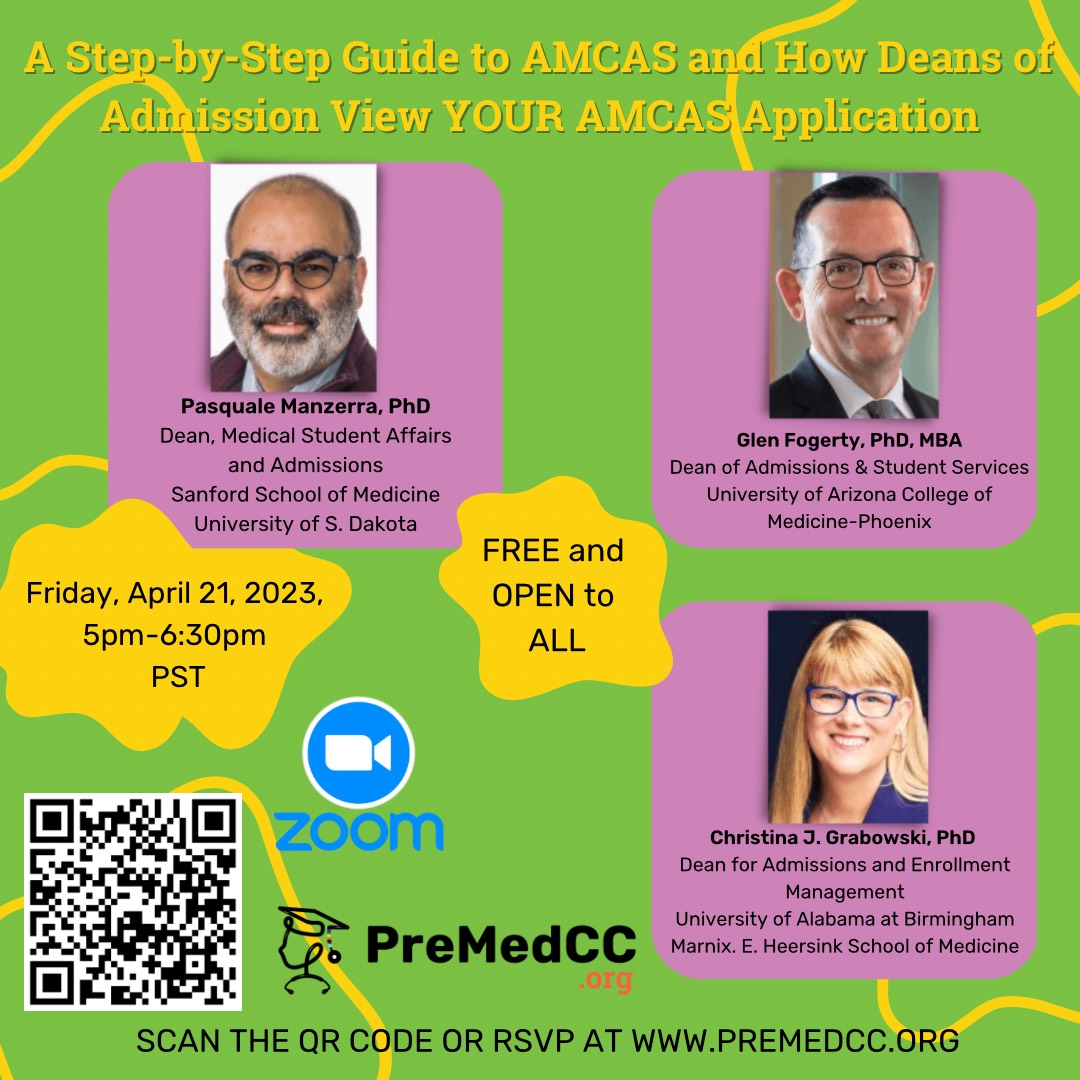 PreMedCC Presents: A Step-by-Step Guide to AMCAS and How Deans of ...