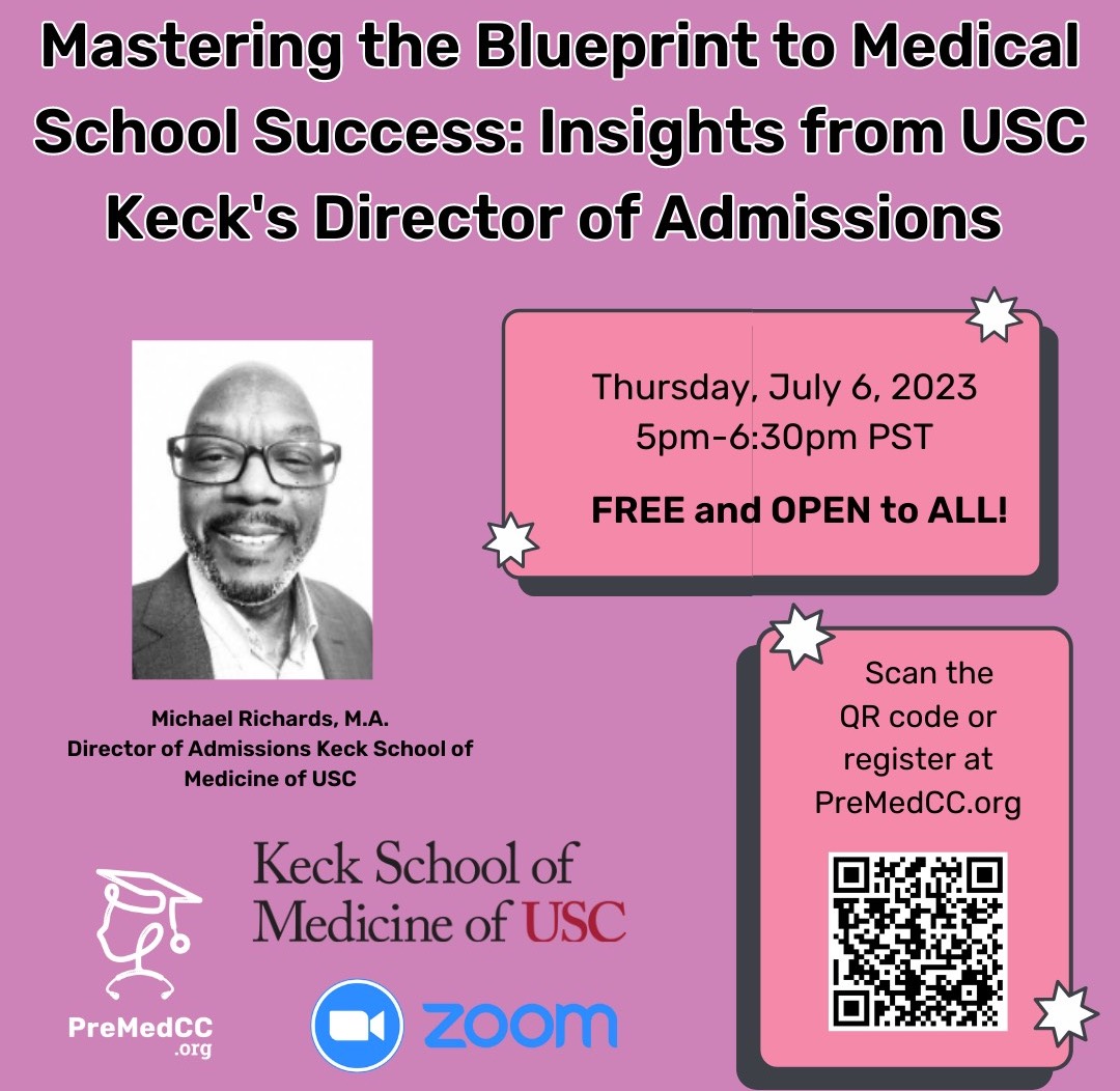 PreMedCC Presents: Mastering the Blueprint for Medical School