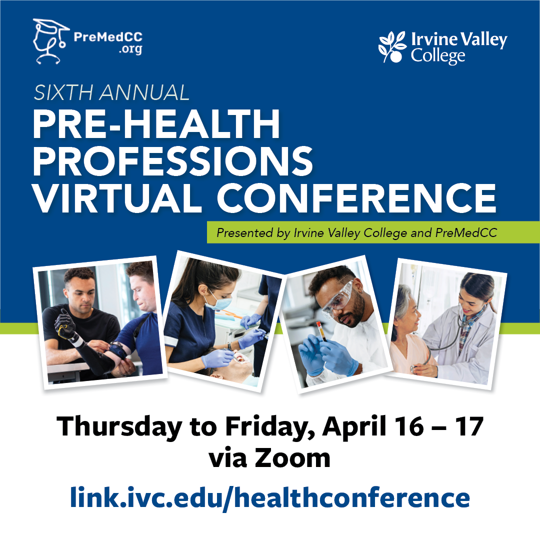 Flyer for 2026 Pre-Health Professions Virtual Conference